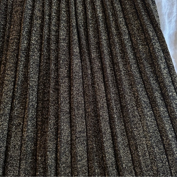 Club Monaco Metallic pleated Knit skirt - Picture 3 of 5